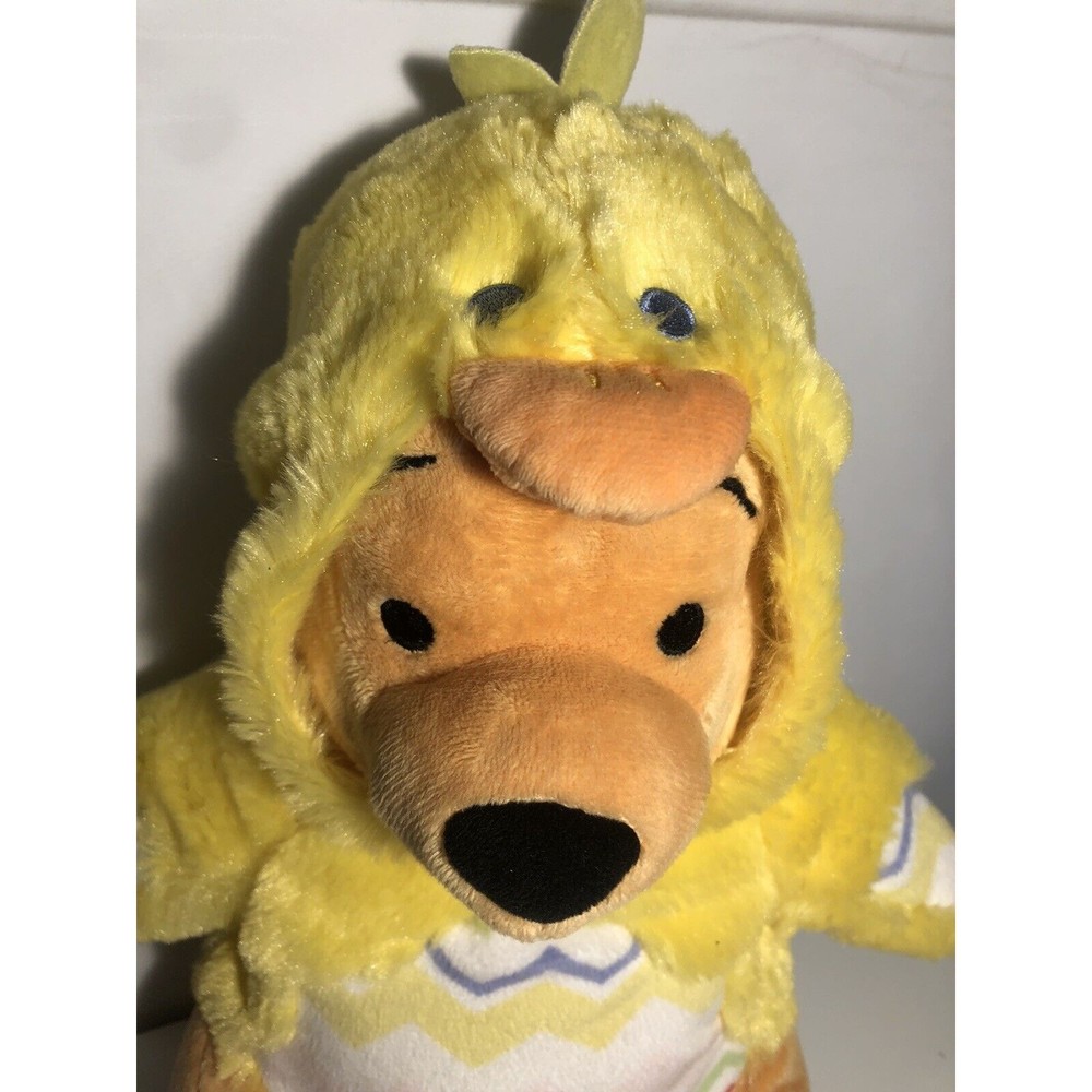 Disney Store EASTER WINNIE THE POOH BEAR AS DUCK 12" Plush STUFFED ANIMAL Toy - Picture 4 of 6